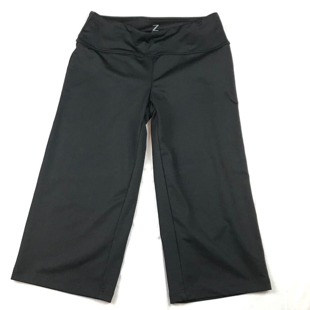 Z by Zella Wide Cropped Athletic Leggings Black Sz S